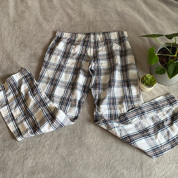 La senza white plaid pyjama pants S - Picture 3 of 4
